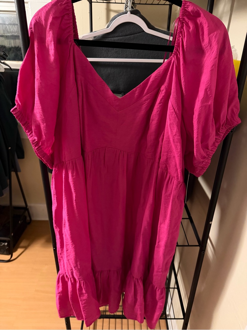 Nine West Fuchsia Pink Plus Size Dress